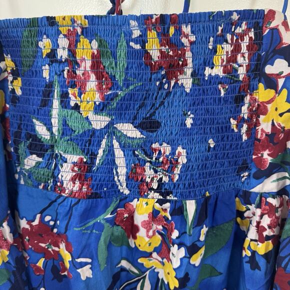 NEW Anthropologie Plus Size Emily Halter Mini Dress Blue Pockets Halter 3X $140 - Picture 13 of 16